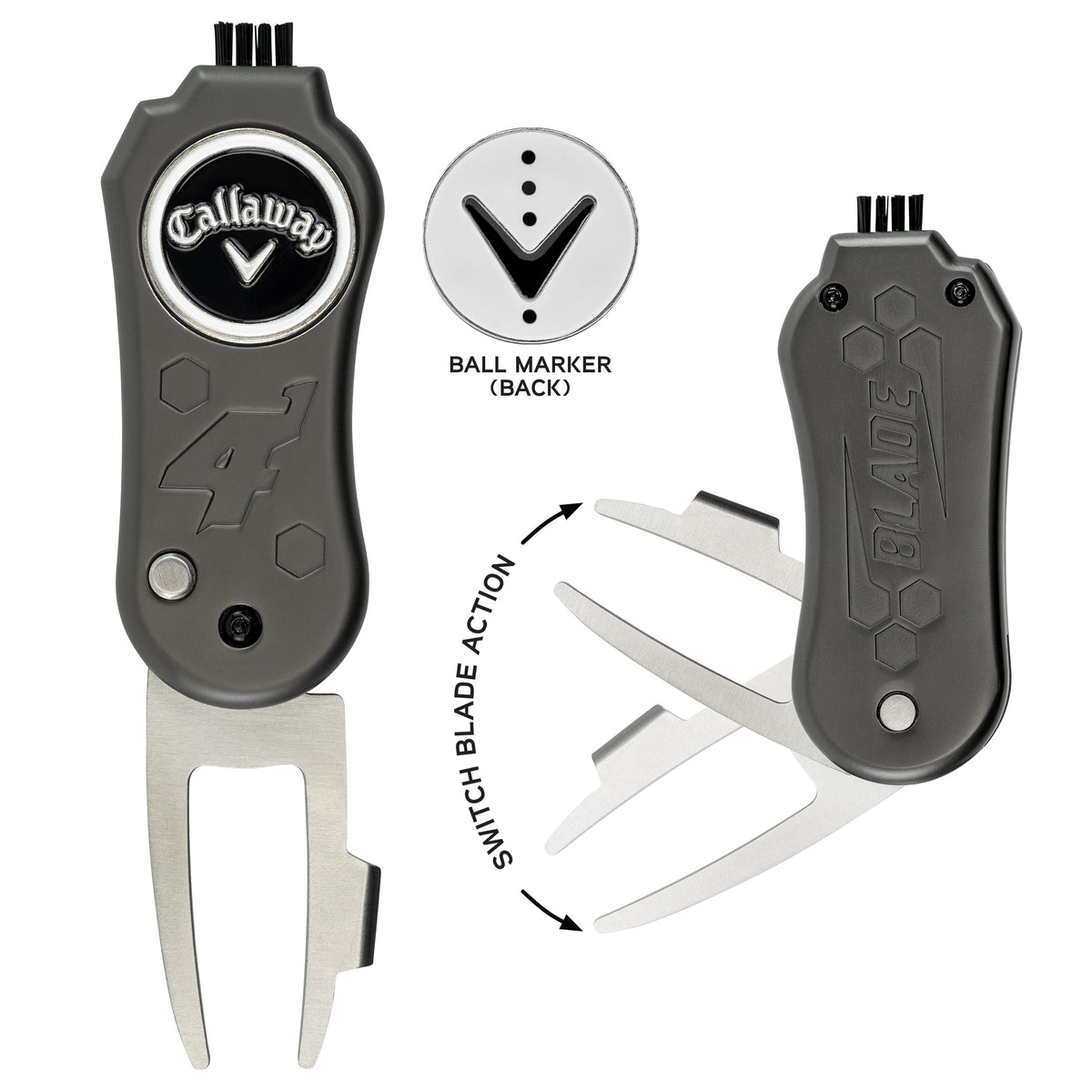 Callaway 4-in-1 Golf Divot Repair Tool