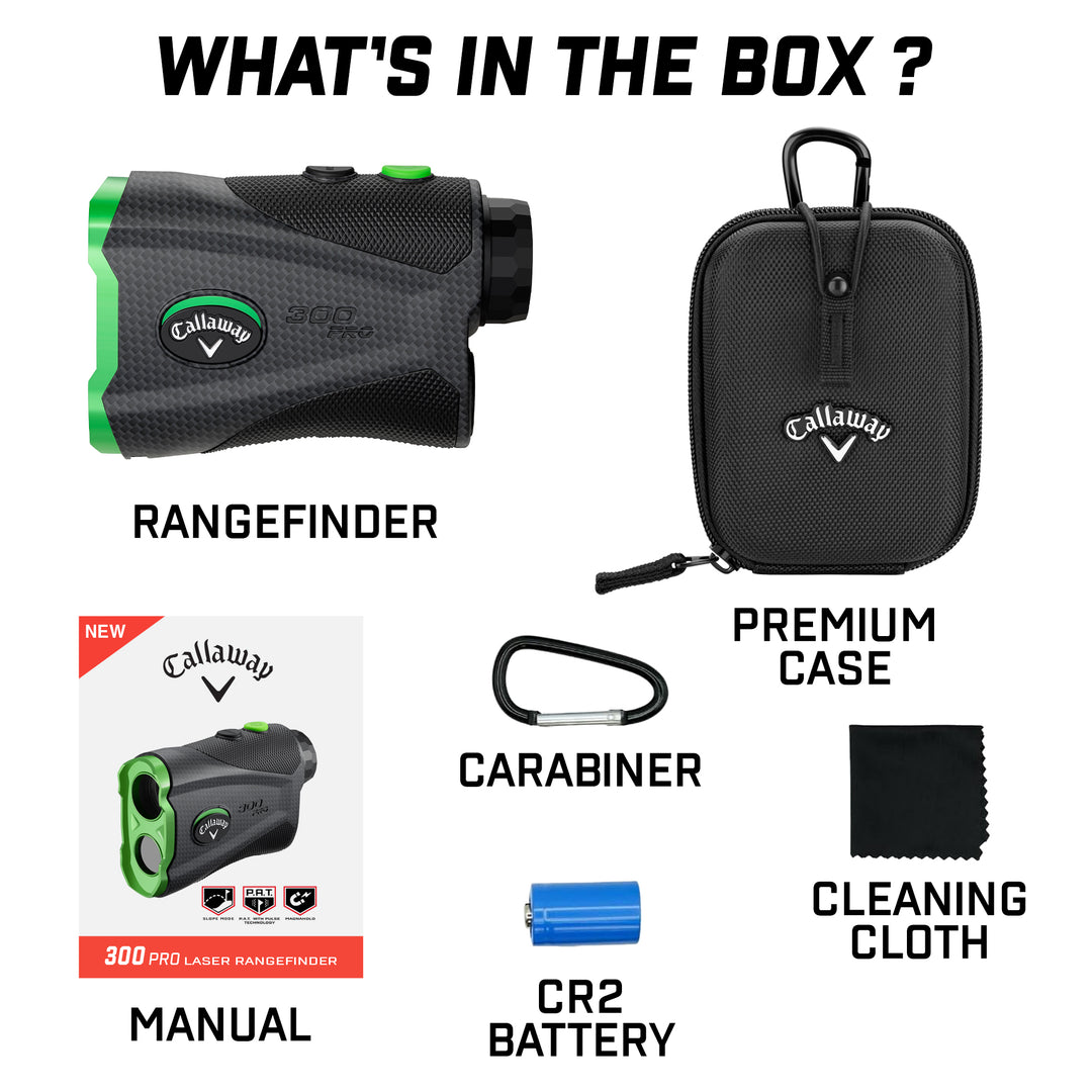 300 Pro Laser Rangefinder Limited Edition Elyte – Callaway TAG