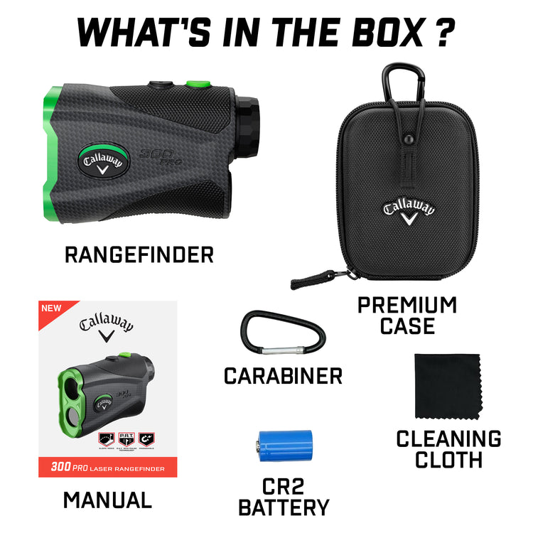 300 Pro Laser Rangefinder Limited Edition Elyte – Callaway TAG